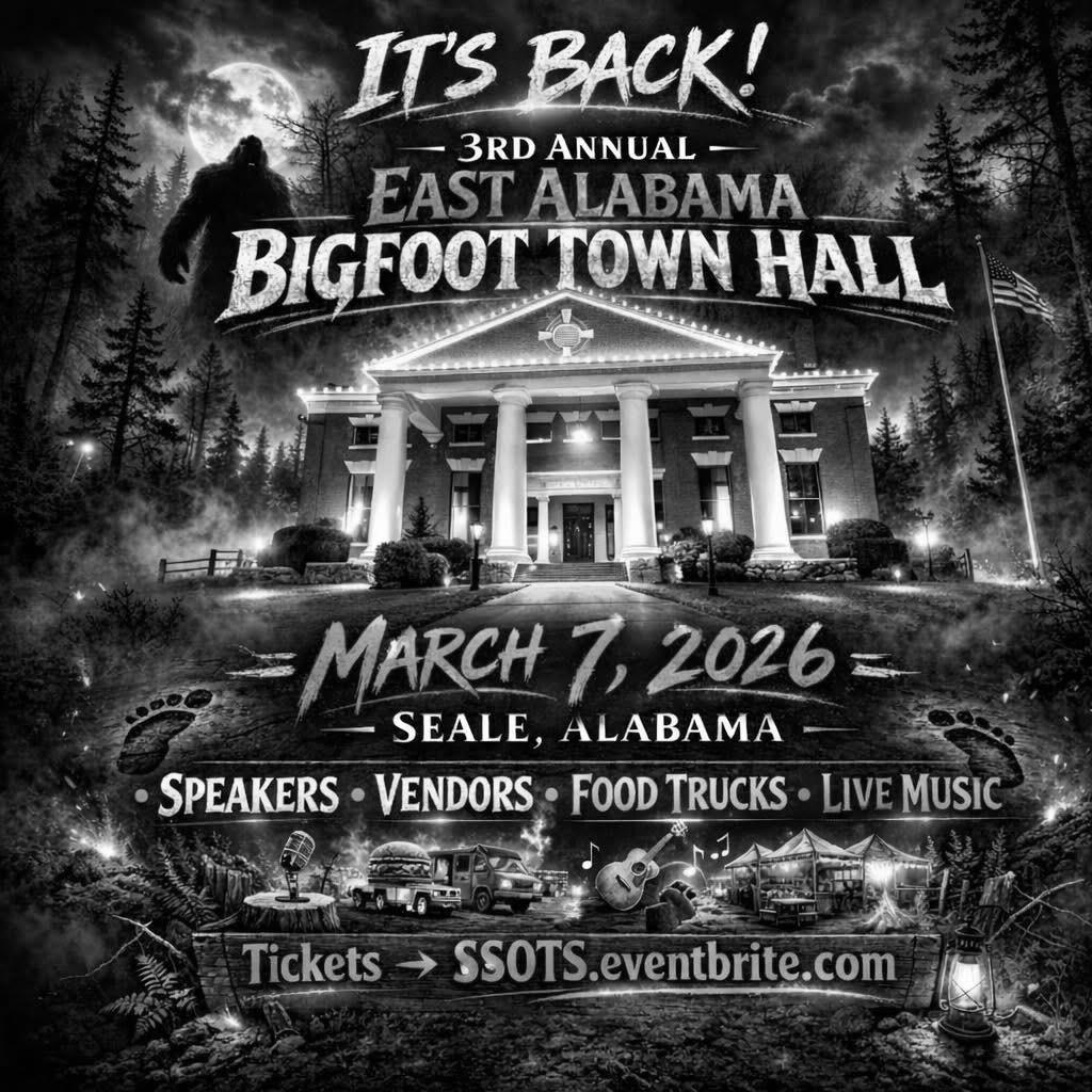 2026 East Alabama Bigfoot Townhall - Seale, Alabama