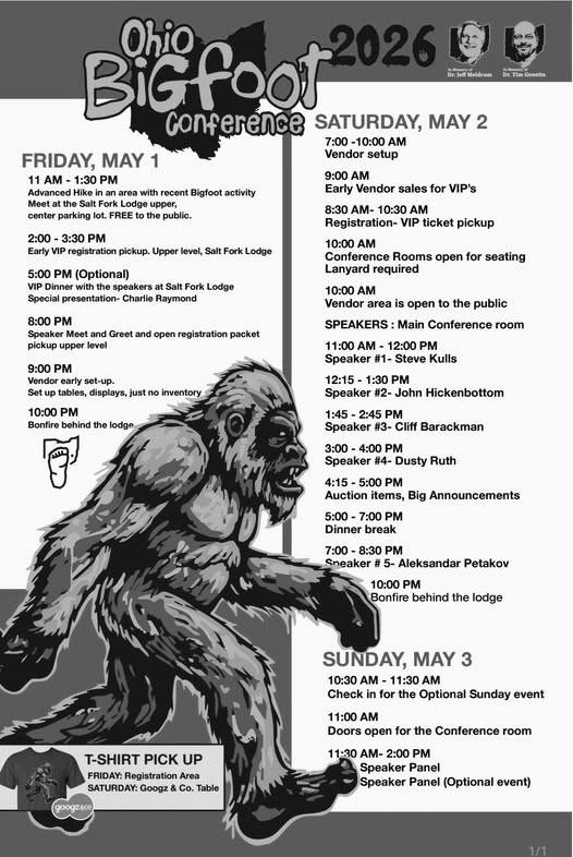 2026 Ohio Bigfoot Conference