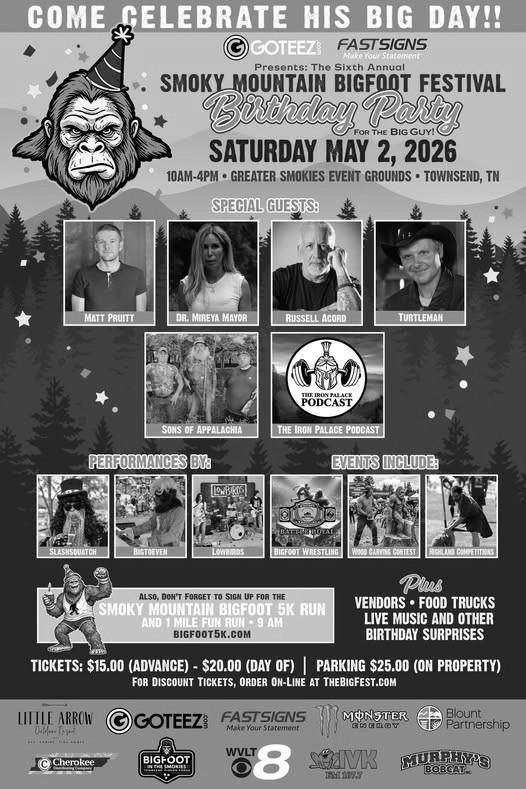 2026 Smoky Mountain Bigfoot Festival